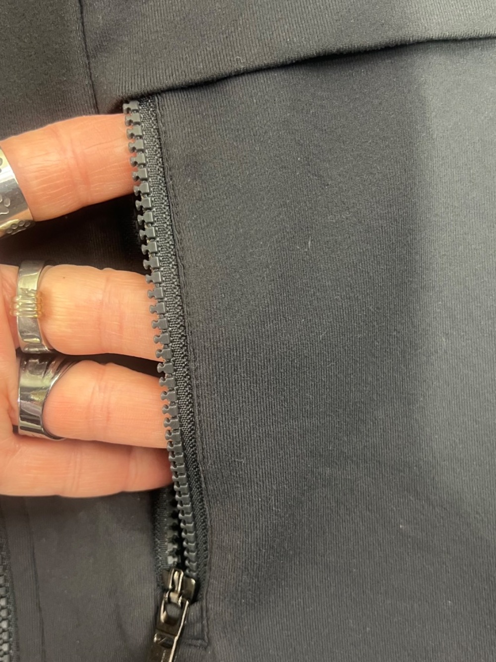 |•LULULEMON•| Black & Gray Full Zip Athletic Performance Jacket Men’s Medium - Picture 4 of 12